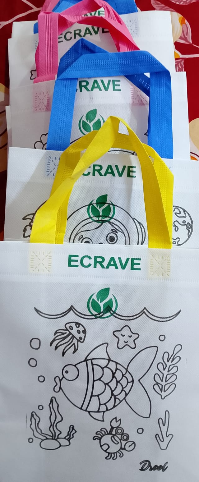 ECRAVE Eco self colour bag – Reusable & Sustainable