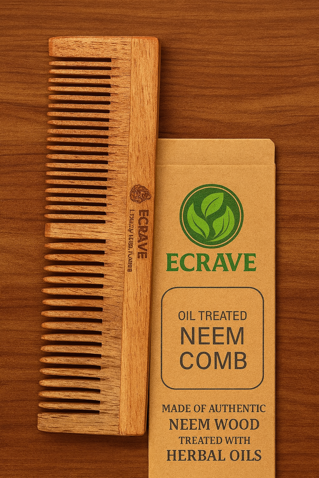 🌿 ECRAVE Wooden / Bamboo Comb